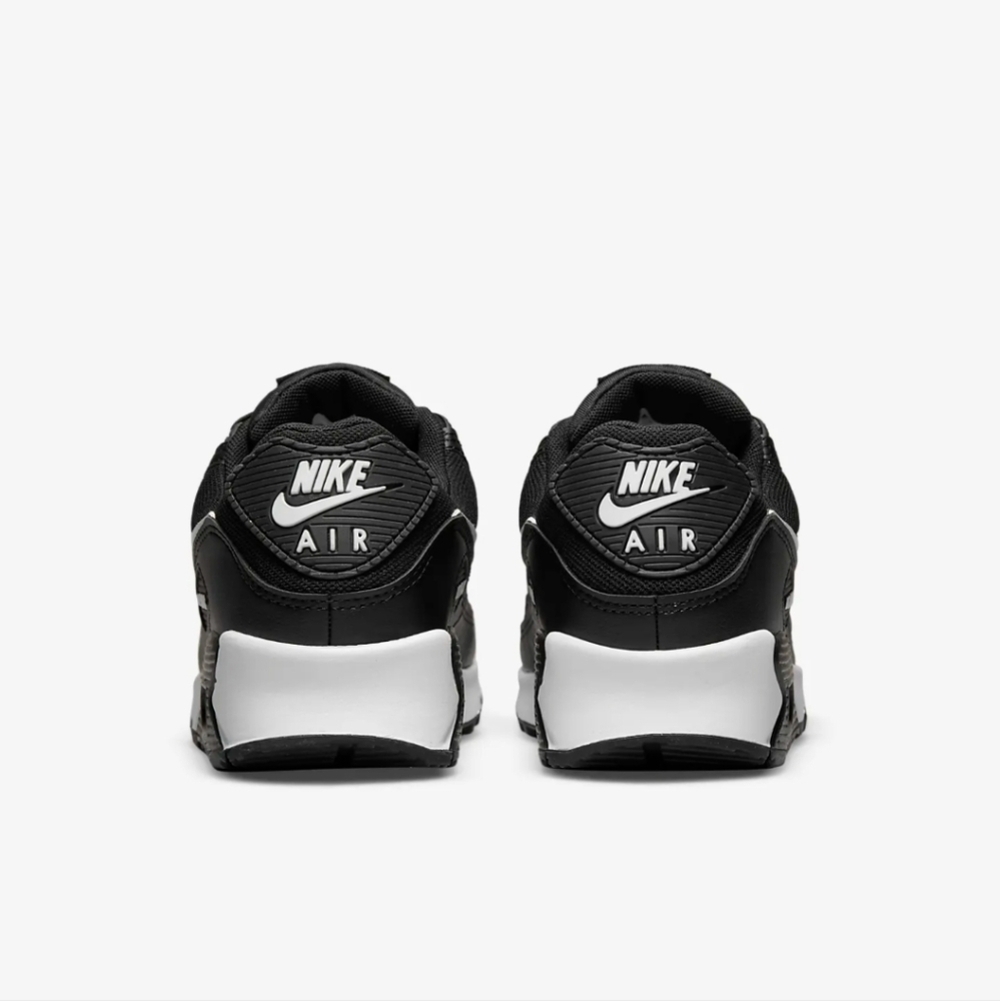 Nike Air Max 90 Womens Sneakers Shoes Customized with Crystals Black - Picture 2 of 6